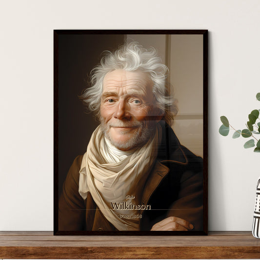 John, Wilkinson, 1728 - 1808, A Poster of a man with white hair and a scarf Default Title