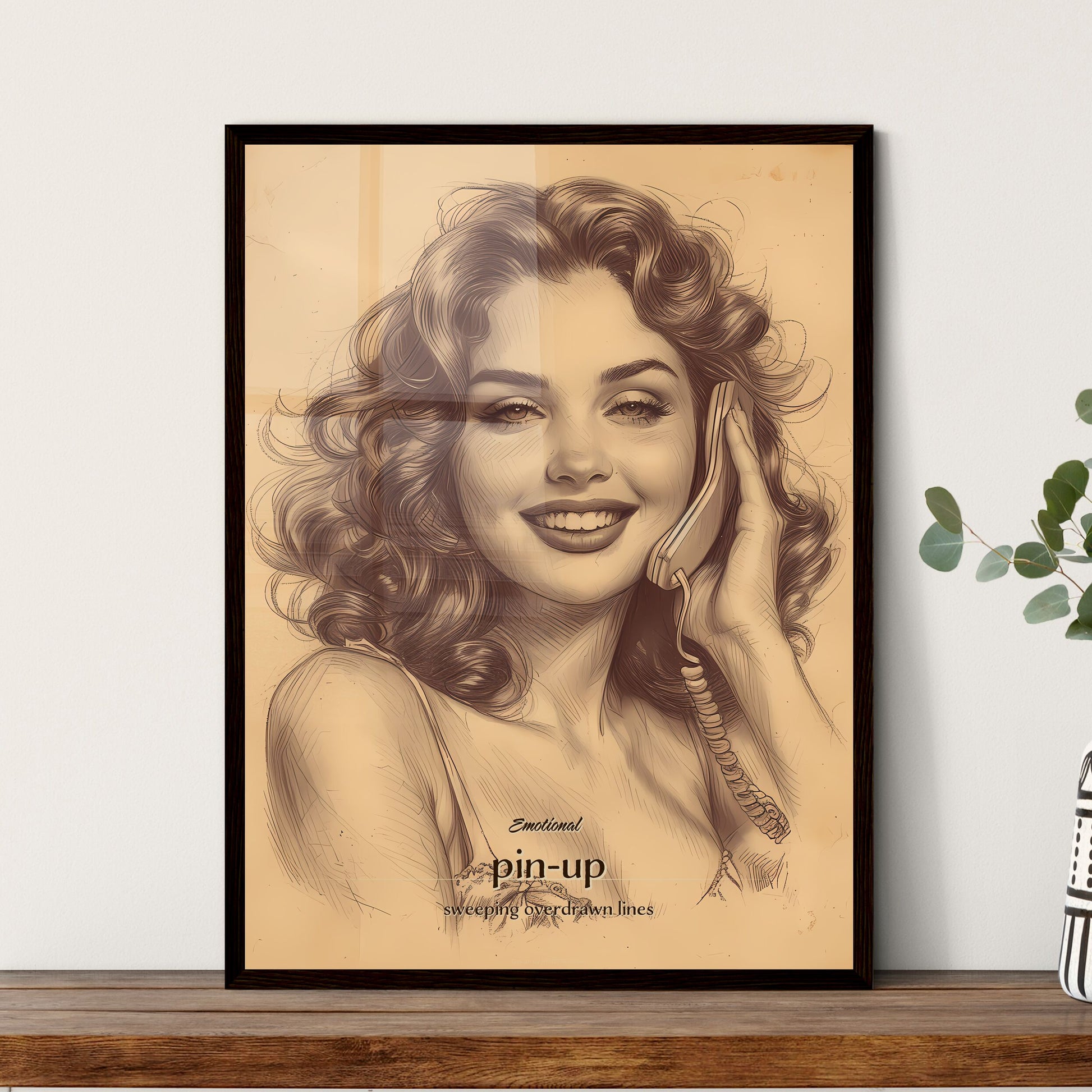 Emotional - Framed Art Print