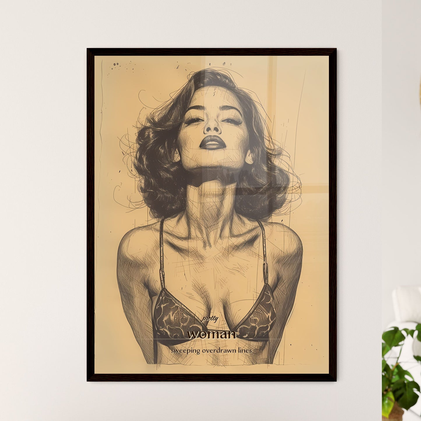 pretty - Framed Art Print