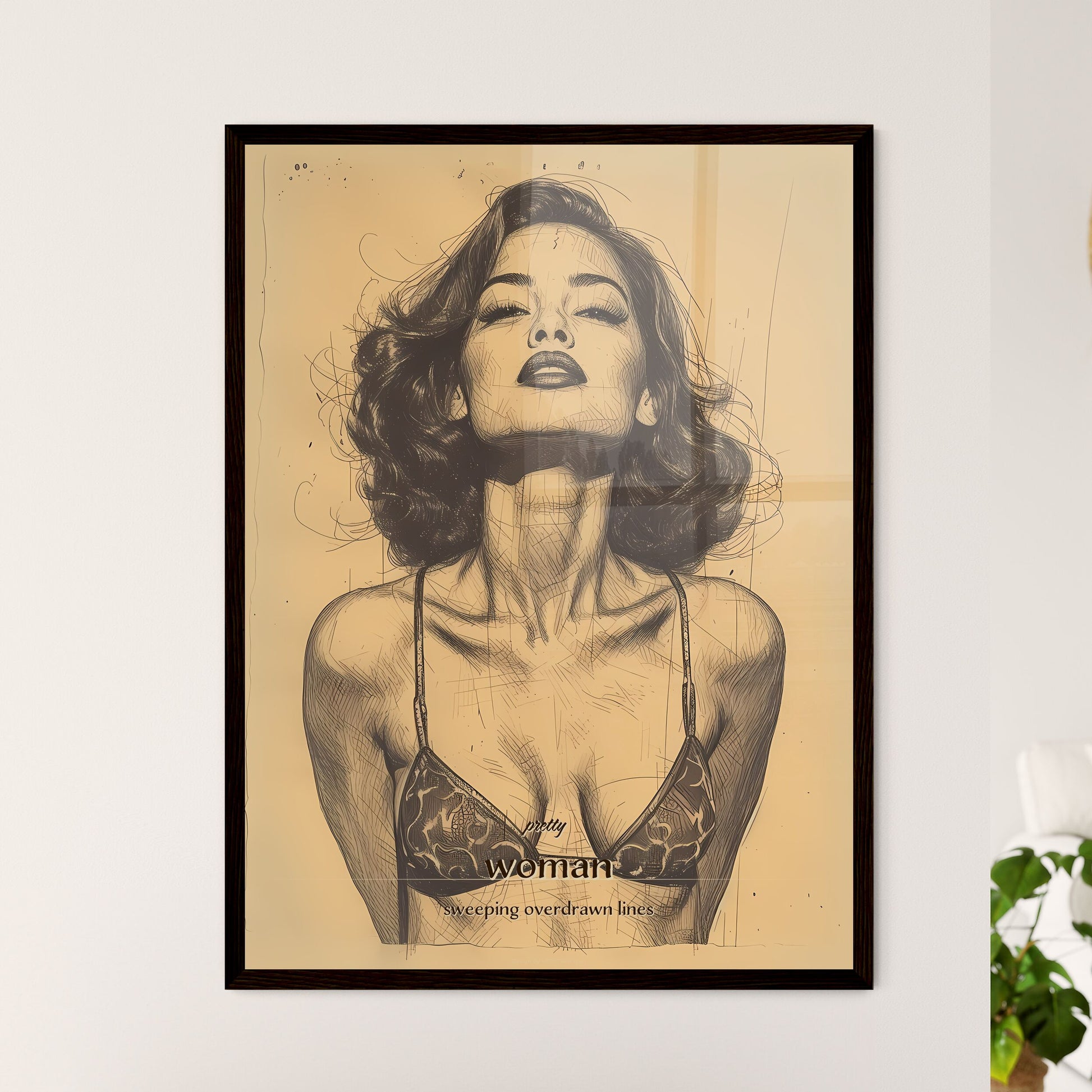pretty - Framed Art Print