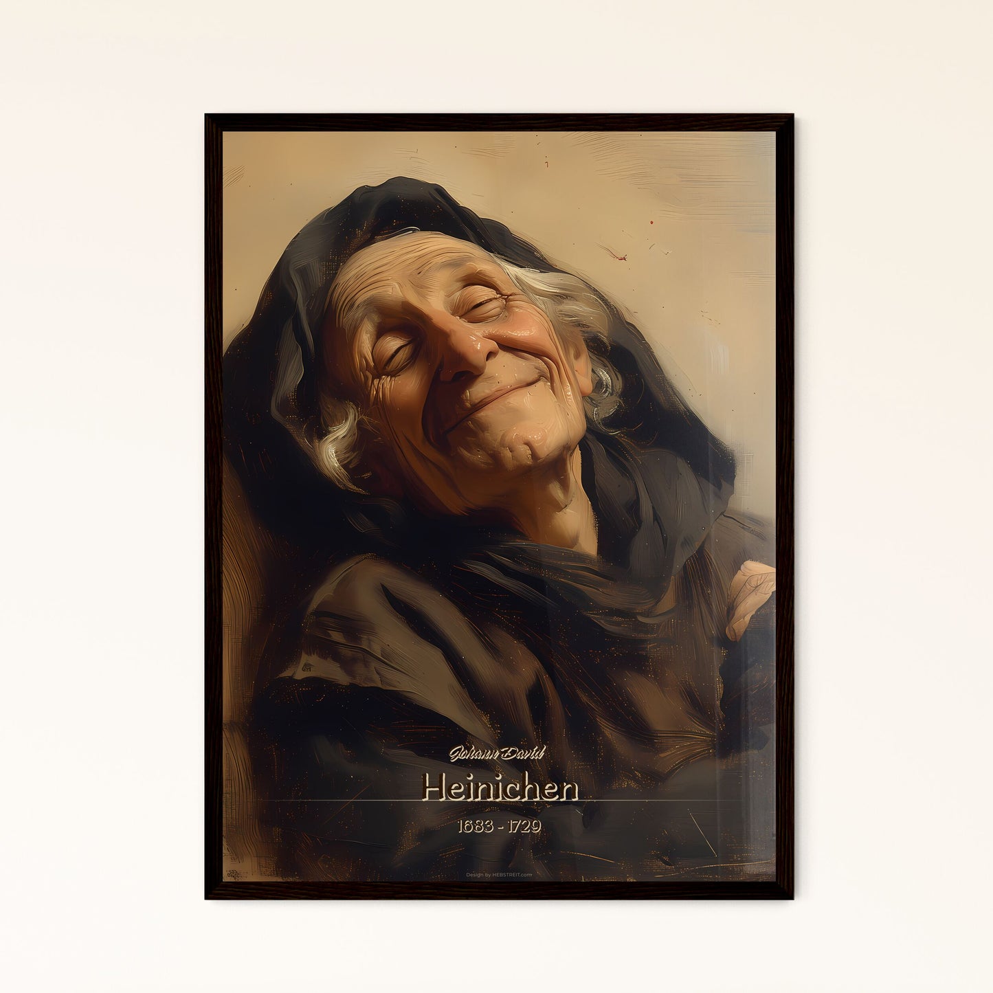 Johann David - Framed Art Print