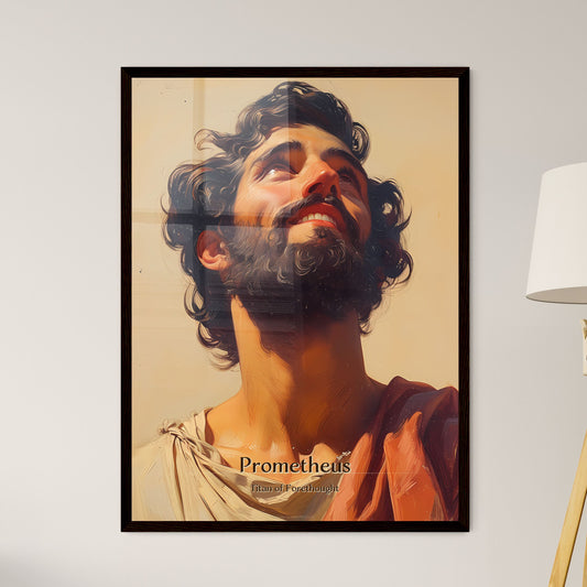Prometheus, Titan of Forethought, A Poster of a man looking up to the sky Default Title