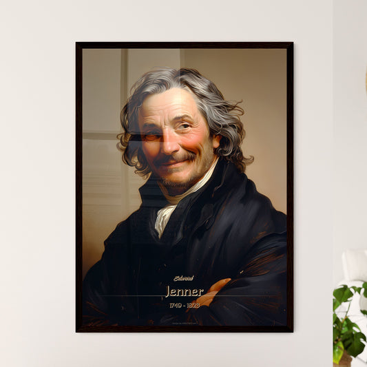 Edward, Jenner, 1749 - 1823, A Poster of a man with long hair and a black coat Default Title