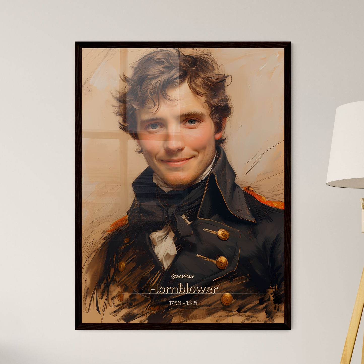 Jonathan, Hornblower, 1753 - 1815, A Poster of a man in a military uniform Default Title