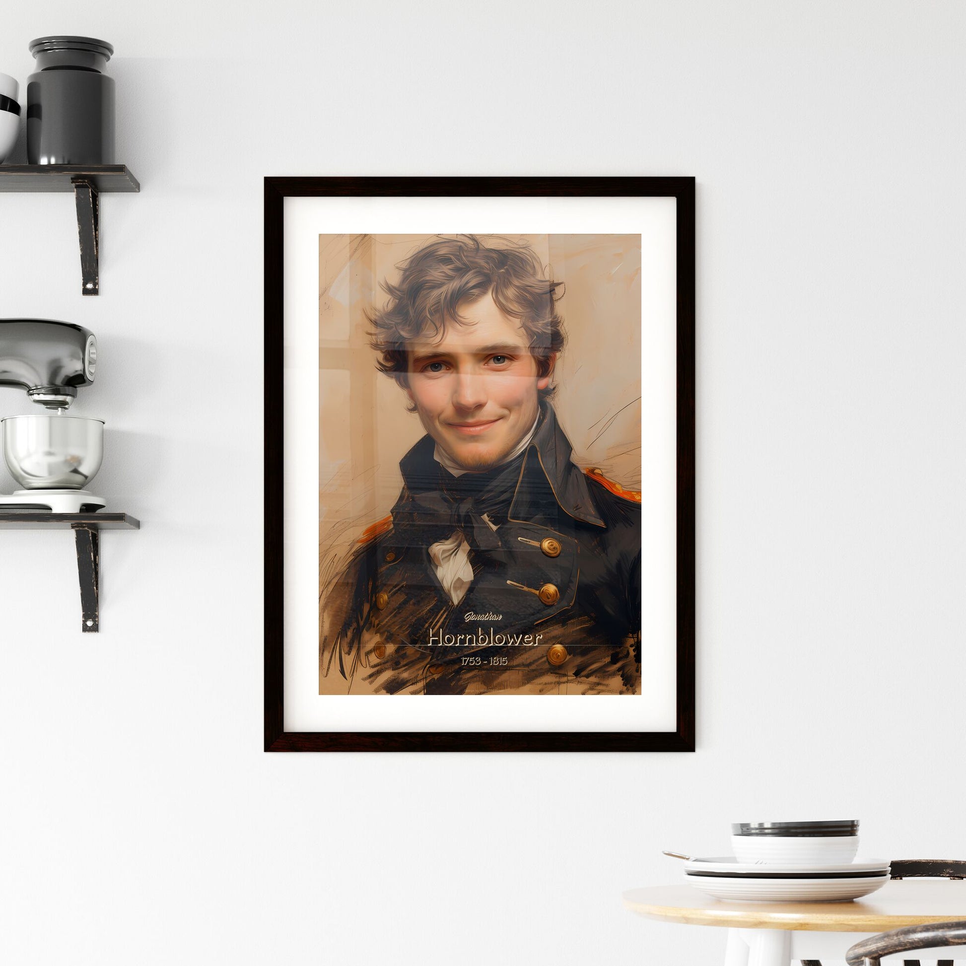 Jonathan, Hornblower, 1753 - 1815, A Poster of a man in a military uniform Default Title