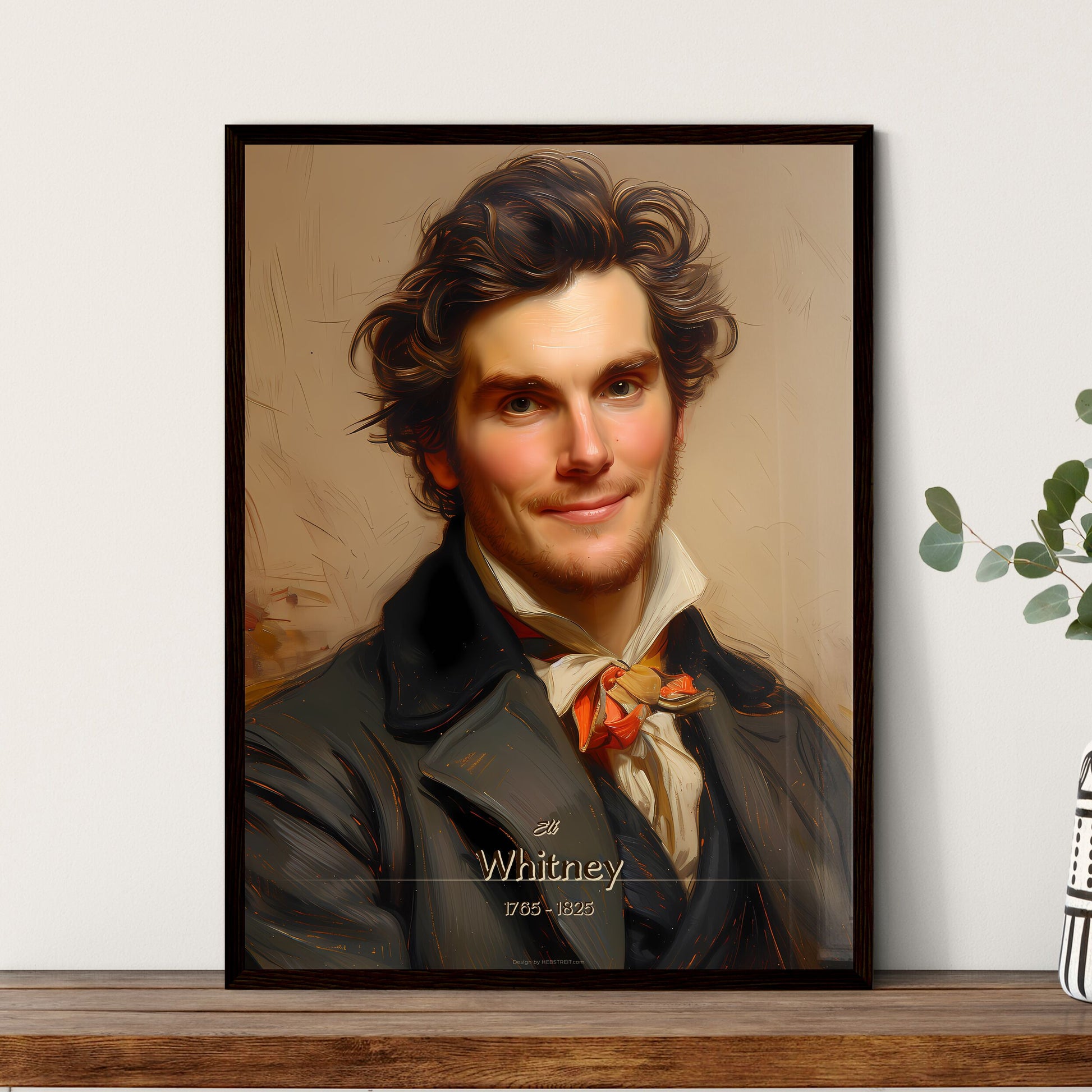 Eli, Whitney, 1765 - 1825, A Poster of a man in a suit Default Title