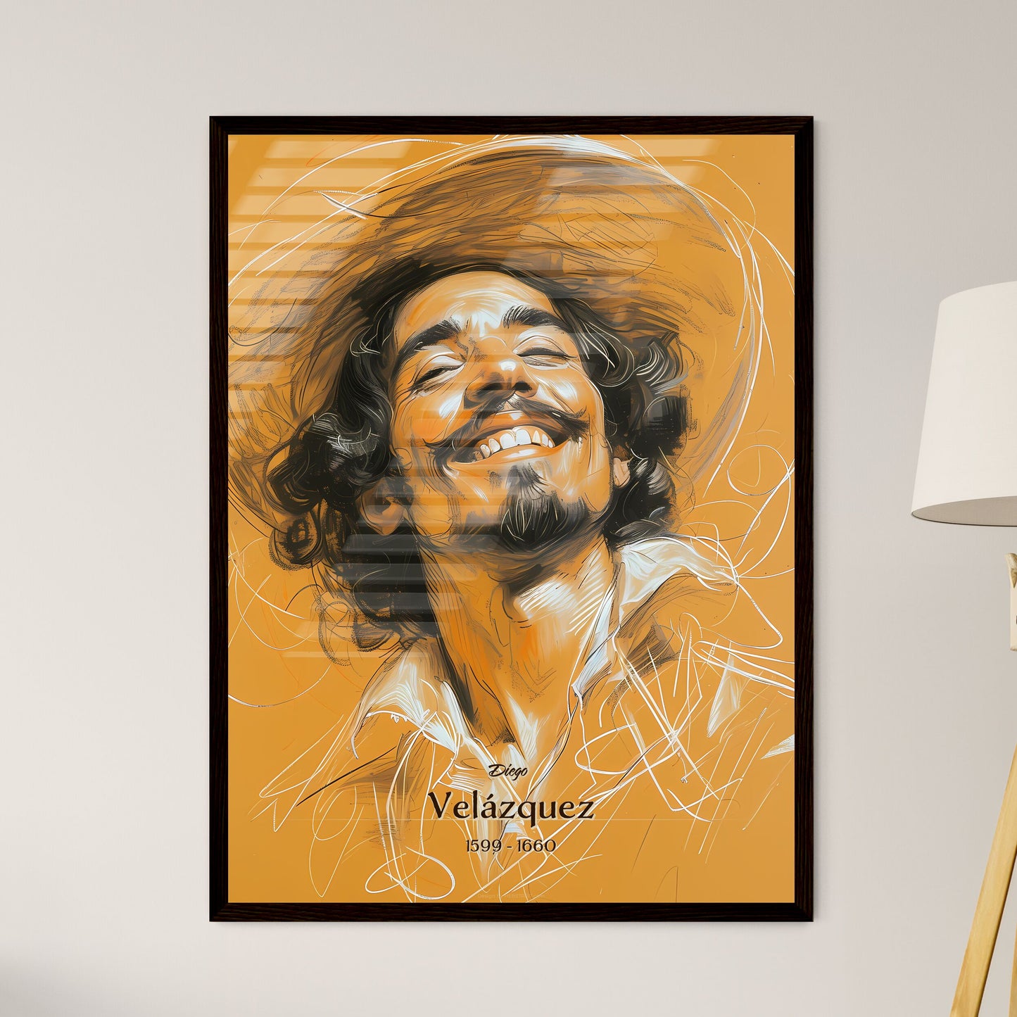 Diego - Framed Art Print