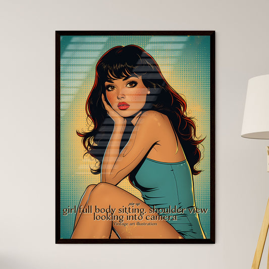 pin-up - Framed Art Print