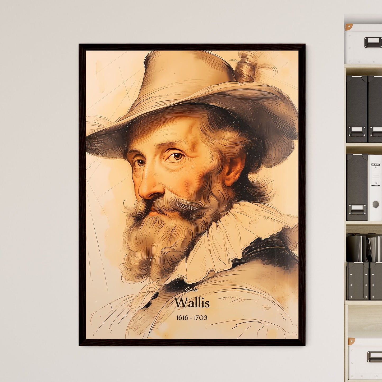 John - Framed Art Print