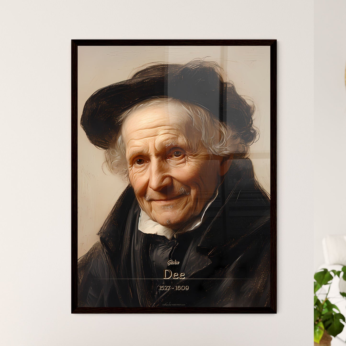 John, Dee, 1527 - 1609, A Poster of a man with a hat Default Title