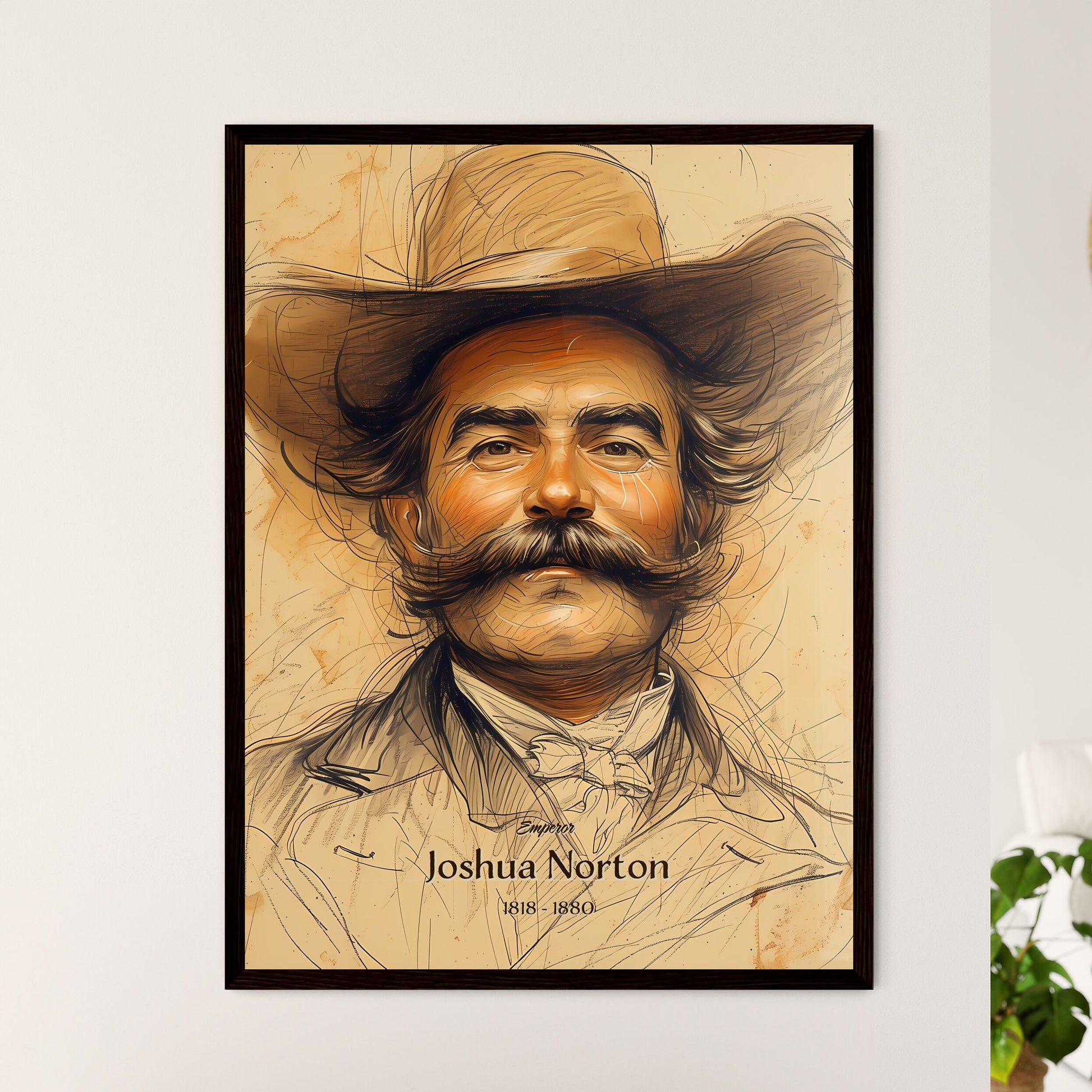 Emperor Framed Print