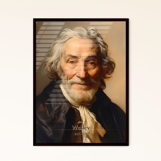 John, Wesley, 1703 - 1791, A Poster of a man with white hair and beard Default Title