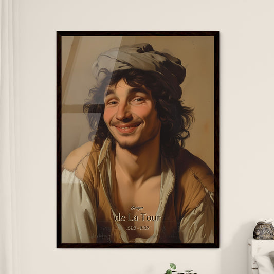 Georges, de La Tour, 1593 - 1652, A Poster of a man smiling with a hat on Default Title