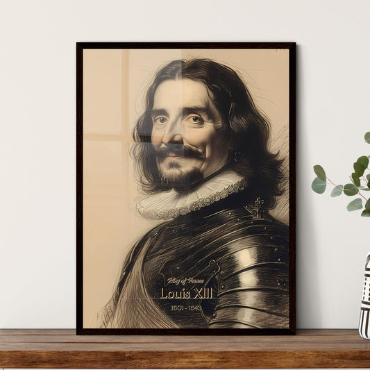 King of France, Louis XIII, 1601 - 1643, A Poster of a man in a garment Default Title