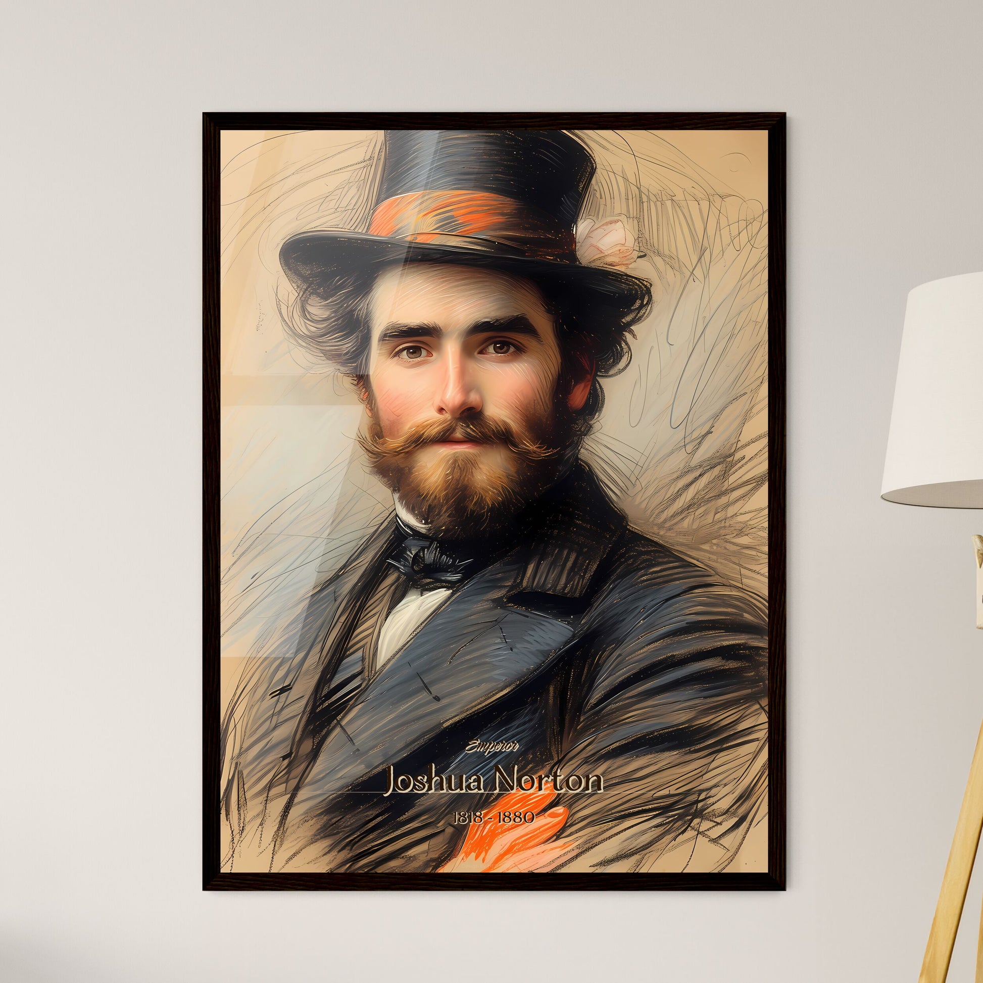 Emperor - Framed Art Print