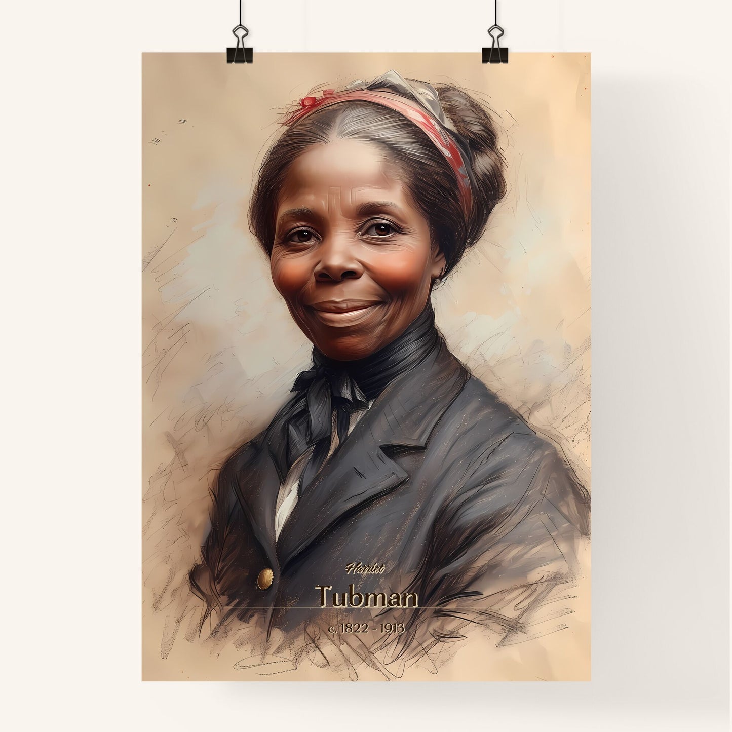 Harriet, Tubman, c. 1822 - 1913, A Poster of a woman smiling for the camera Default Title