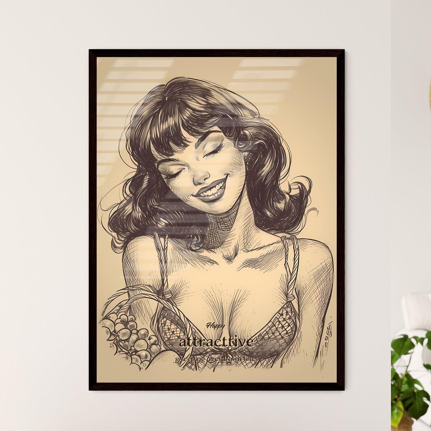 Happy - Framed Art Print