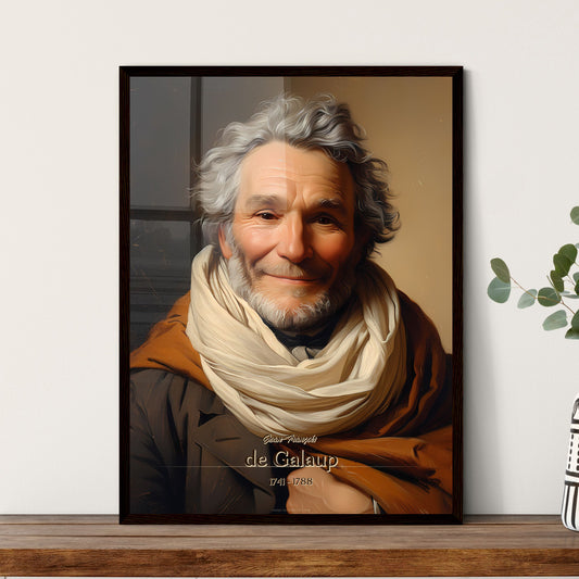 Jean-François, de Galaup, 1741 - 1788, A Poster of a man with a white beard and a scarf Default Title