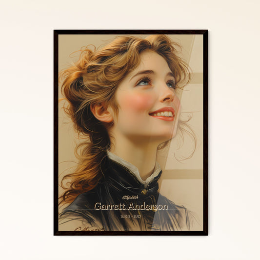 Elizabeth, Garrett Anderson, 1836 - 1917, A Poster of a woman looking up to the side Default Title