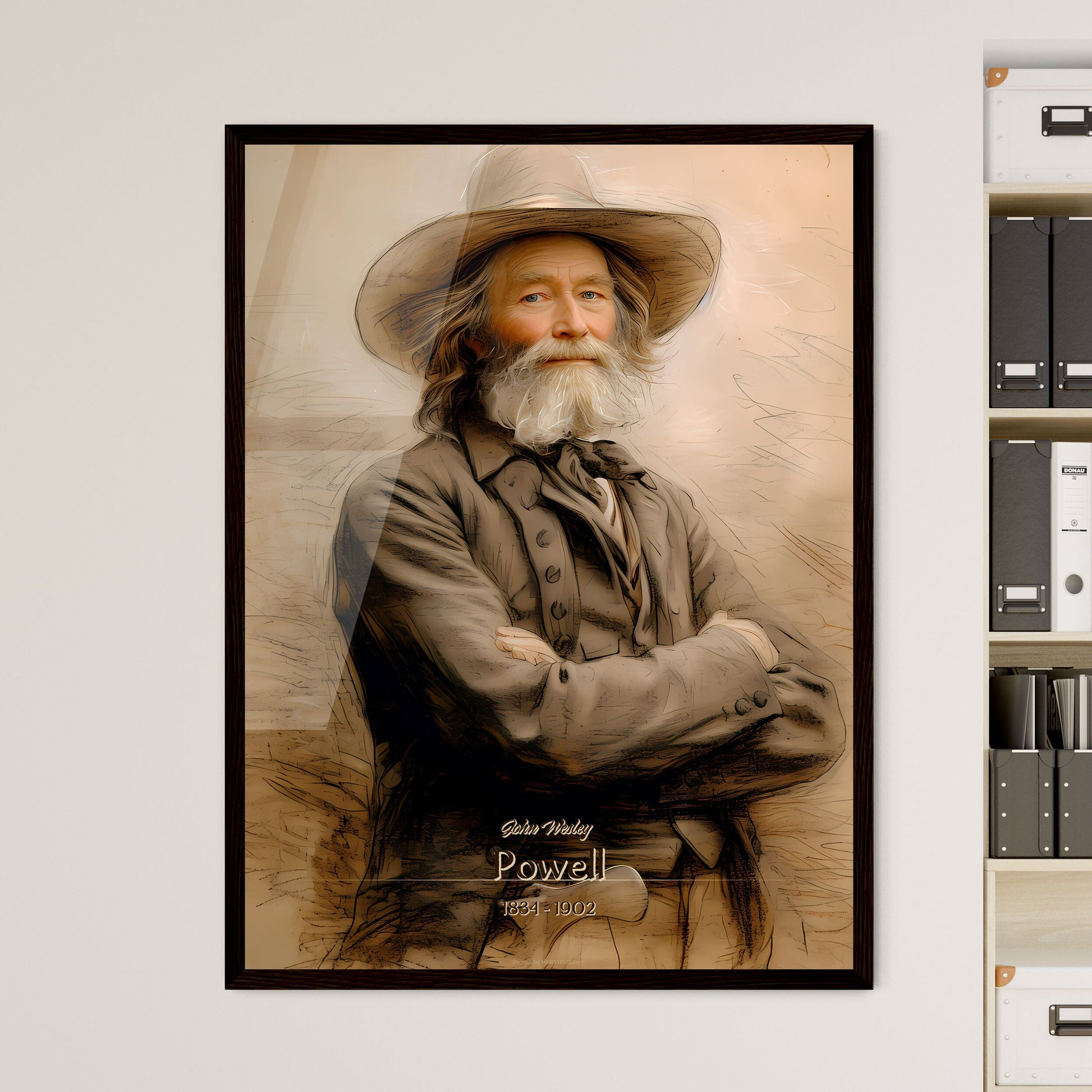 John Wesley Framed Print