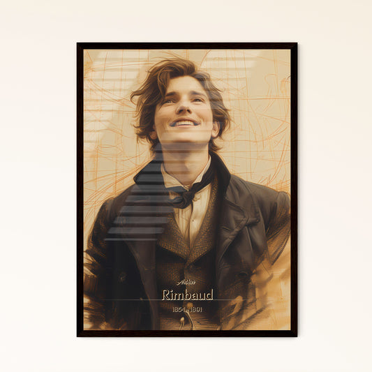 Arthur, Rimbaud, 1854 - 1891, A Poster of a man looking up to the sky Default Title