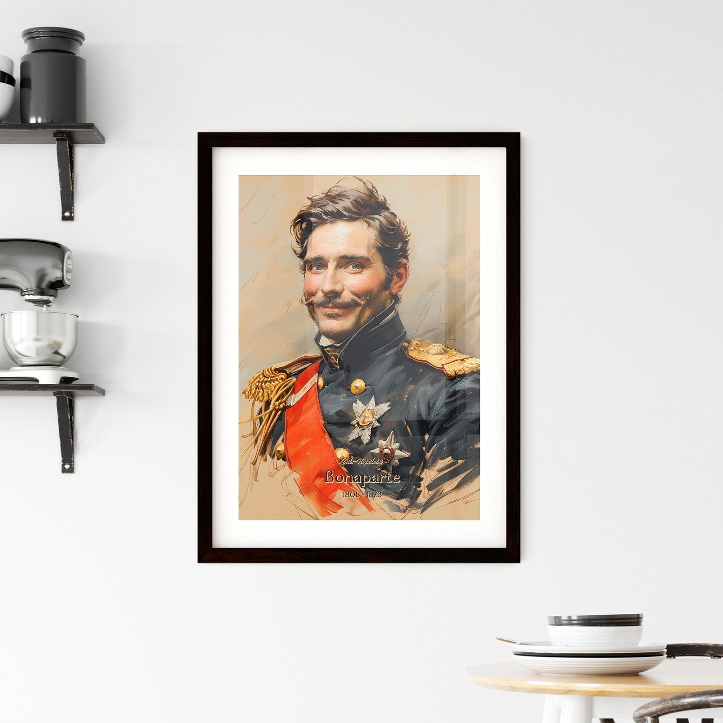 Louis-Napoleon, Bonaparte, 1808 - 1873, A Poster of a man in a military uniform Default Title