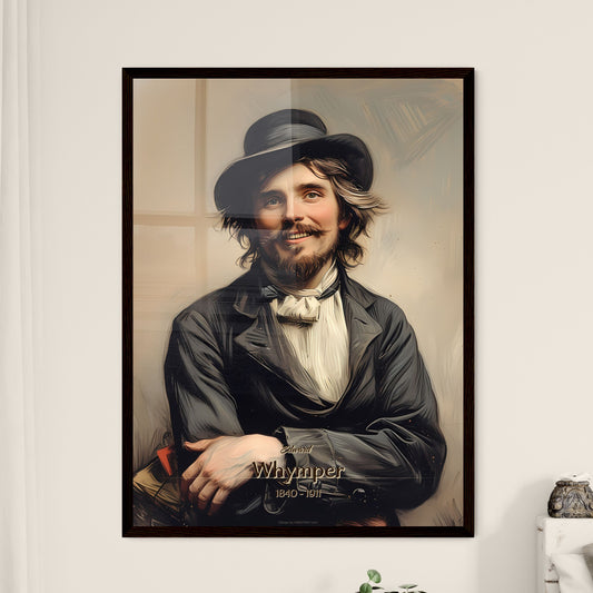 Edward, Whymper, 1840 - 1911, A Poster of a man in a hat Default Title