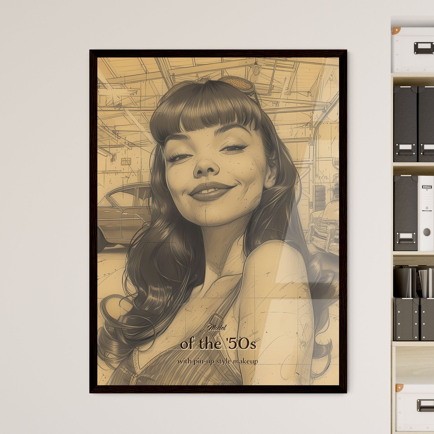 Model - Framed Art Print