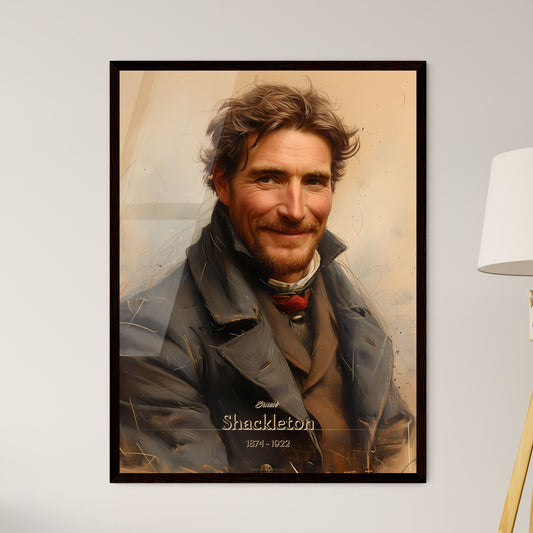 Ernest, Shackleton, 1874 - 1922, A Poster of a man in a coat Default Title