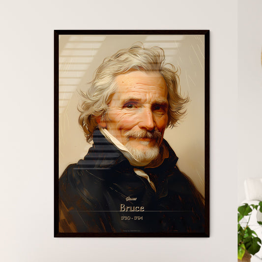 James, Bruce, 1730 - 1794, A Poster of a man with white hair and a beard Default Title