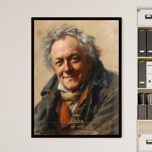 William, Blake, 1757 - 1827, A Poster of a man with grey hair and a scarf Default Title