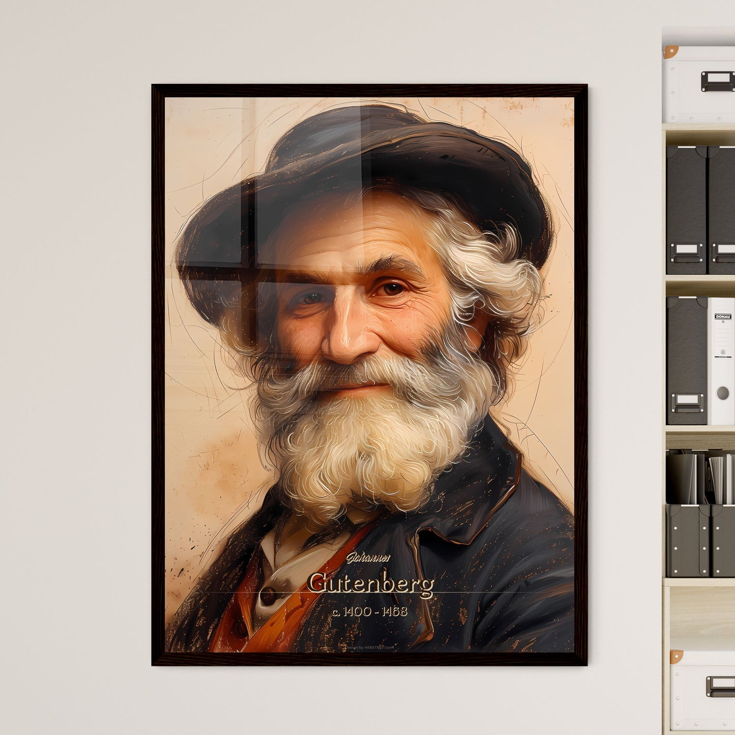 Johannes Framed Print