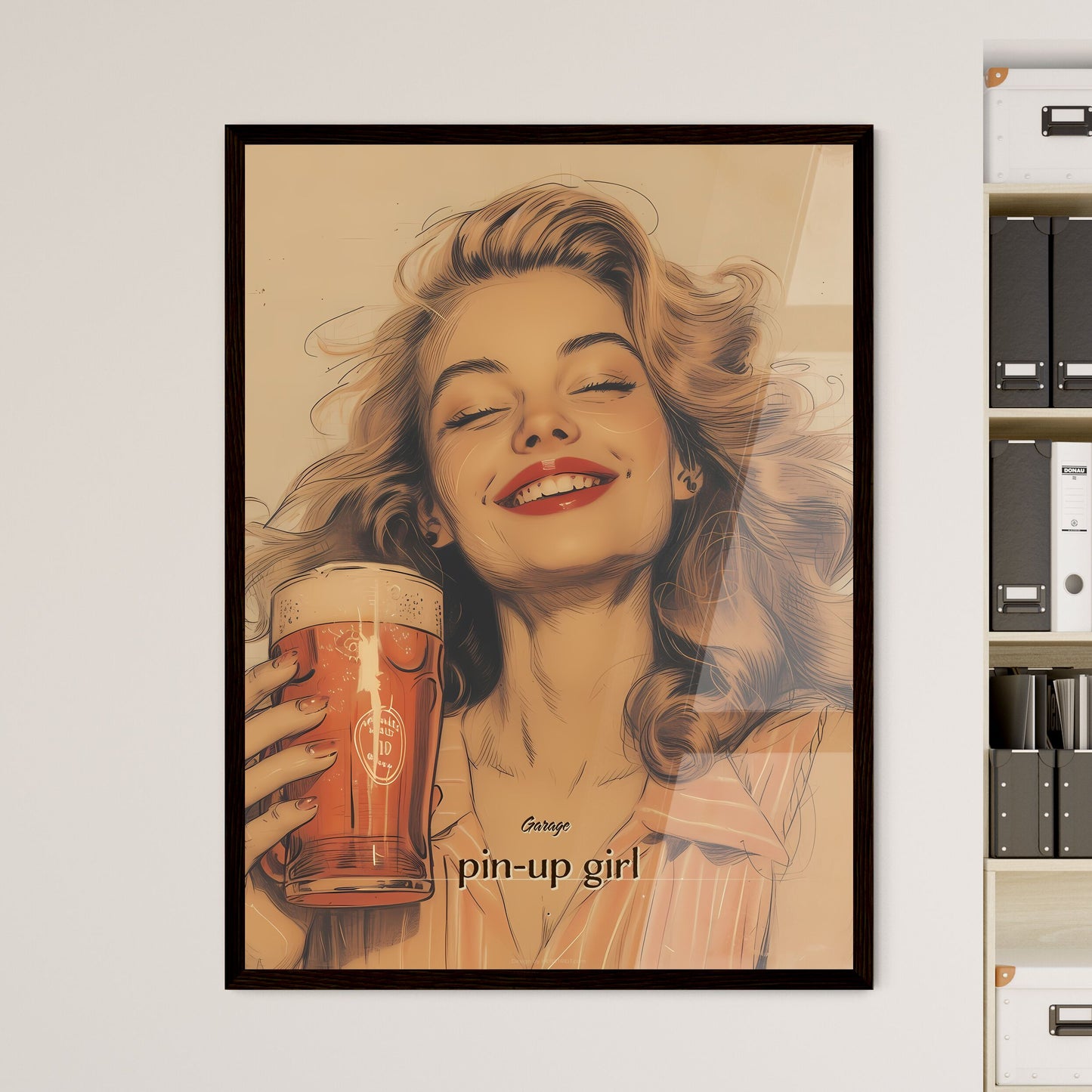 Garage - Framed Art Print