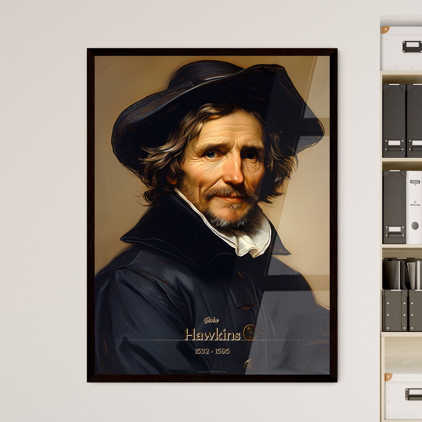 John, Hawkins, 1532 - 1595, A Poster of a man wearing a hat Default Title