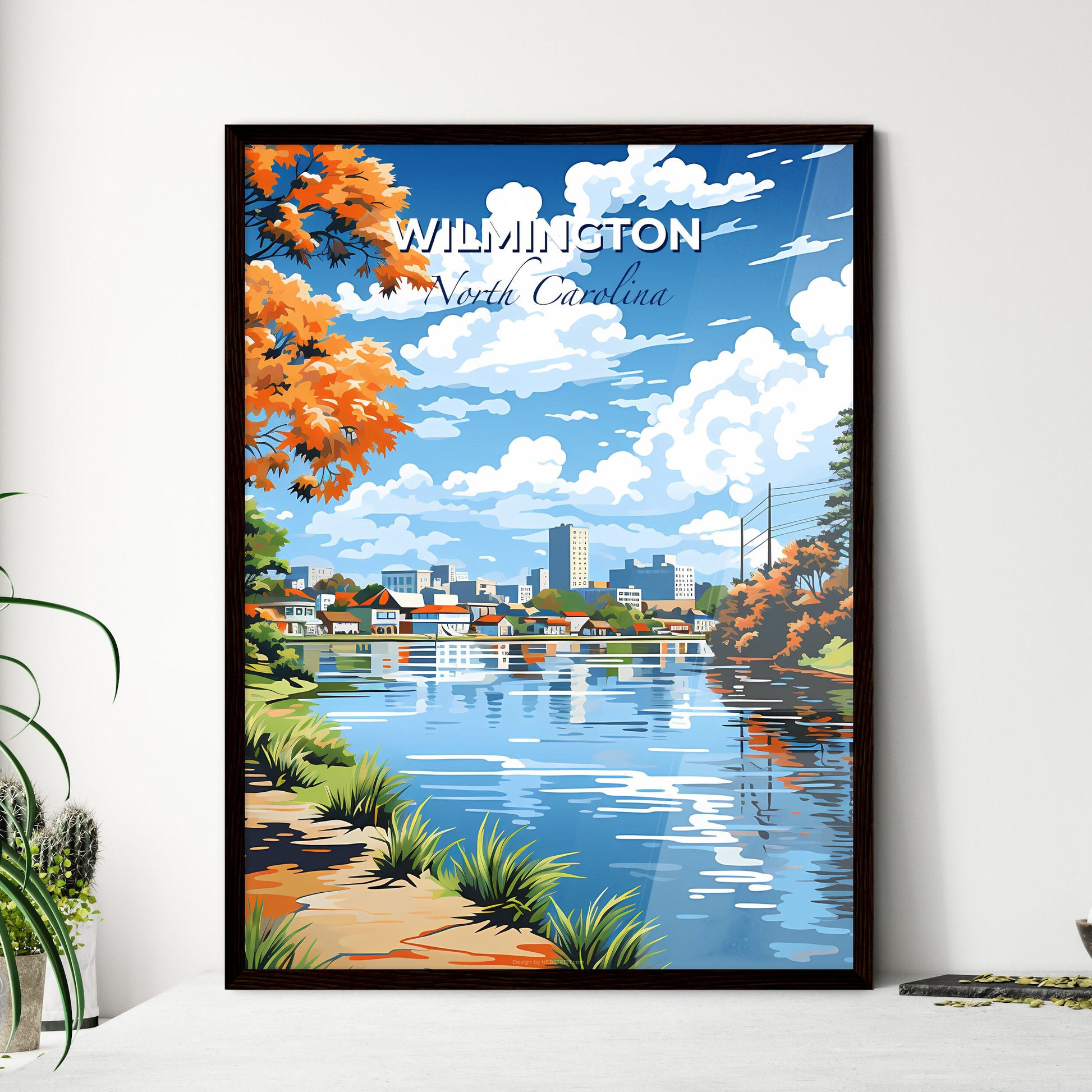 Wilmington, North Carolina, A Poster of a water next to a city Default Title