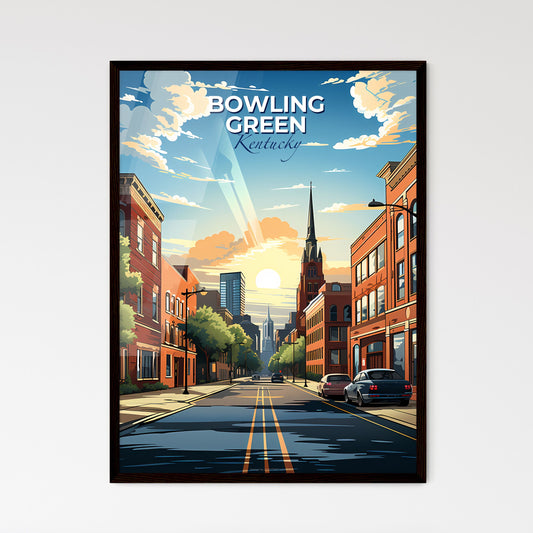 Bowling Green, Kentucky, A Poster of a street with cars and buildings in the background Default Title