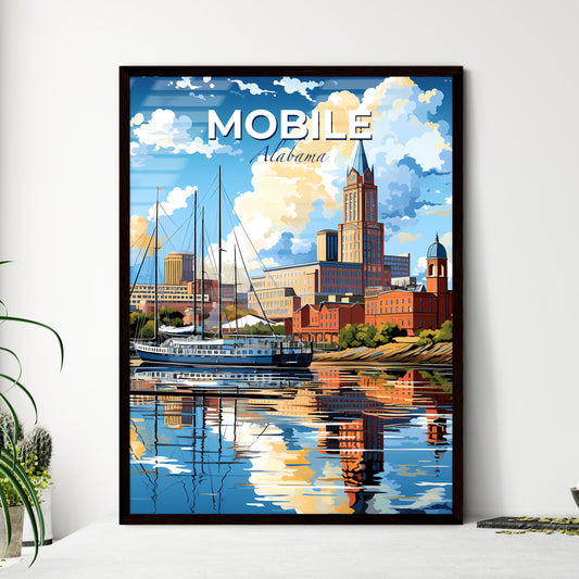 Mobile, Alabama, A Poster of a boat on the water Default Title