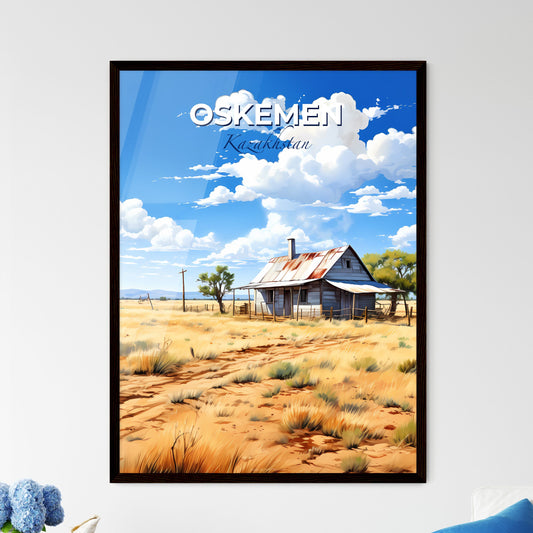 Oskemen, Kazakhstan, A Poster of a house in a field Default Title