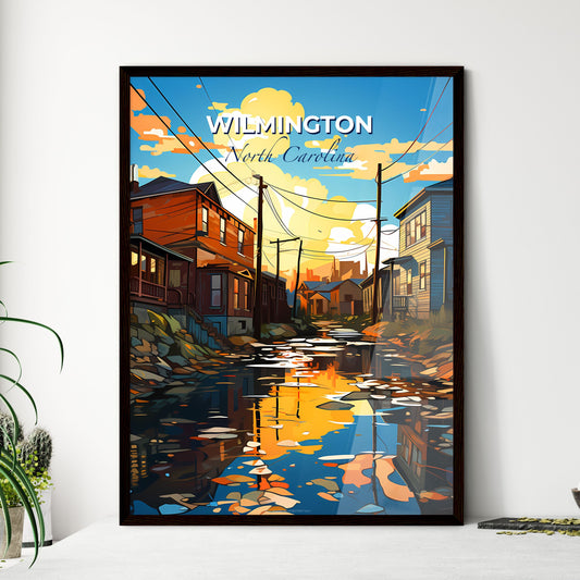 Wilmington, North Carolina, A Poster of a river with houses and power lines Default Title