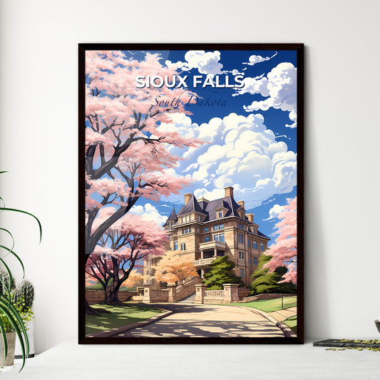 Sioux Falls, South Dakota, A Poster of a house with trees and a path Default Title