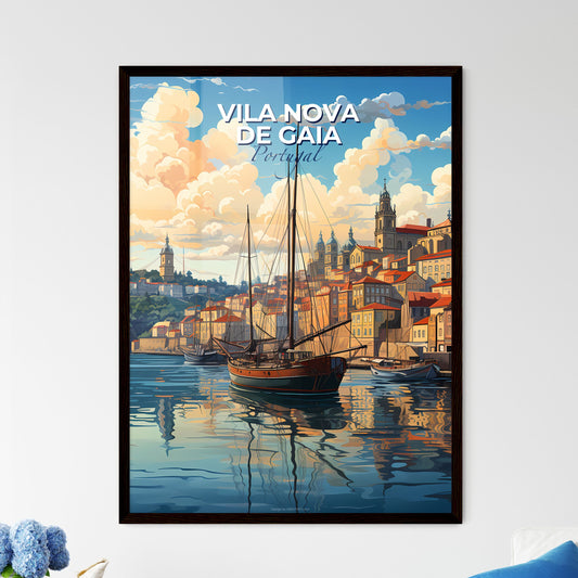 Vila Nova De Gaia, Portugal, A Poster of a sailboat on the water Default Title