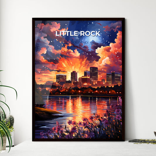 Little Rock, Arkansas, A Poster of a sunset over a city Default Title