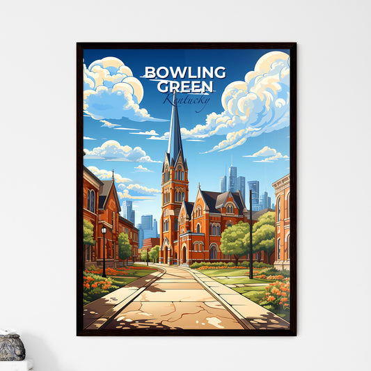 Bowling Green, Kentucky, A Poster of a street with a church and a city in the background Default Title