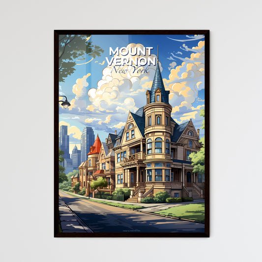 Mount Vernon, New York, A Poster of a large building with a tower on the side of the road Default Title