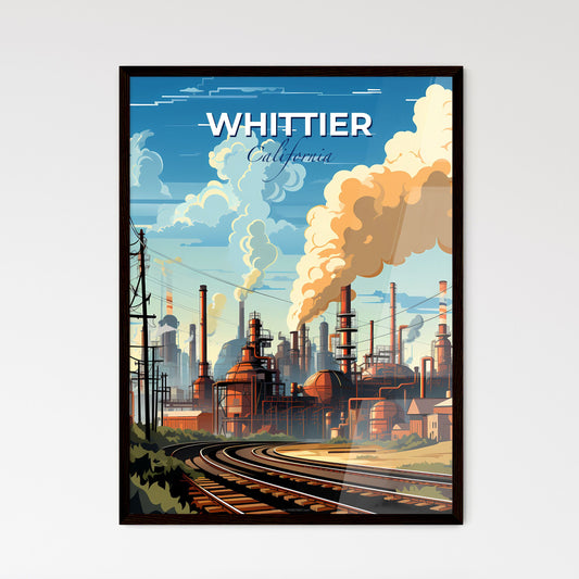 Whittier, California, A Poster of a factory with smoke coming out of it Default Title