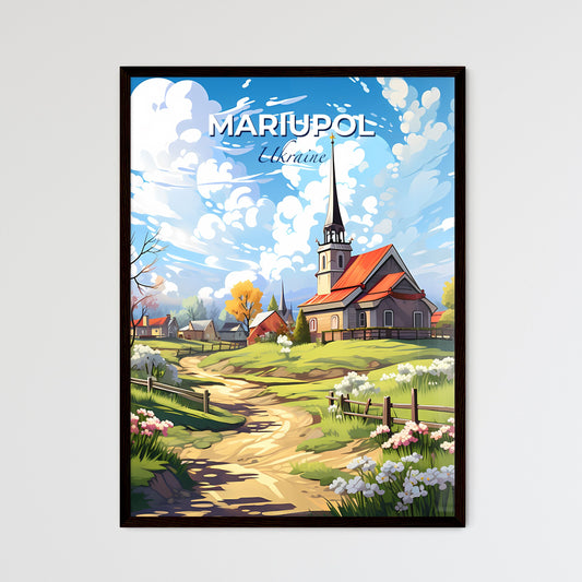 Mariupol, Ukraine, A Poster of a church in a village Default Title