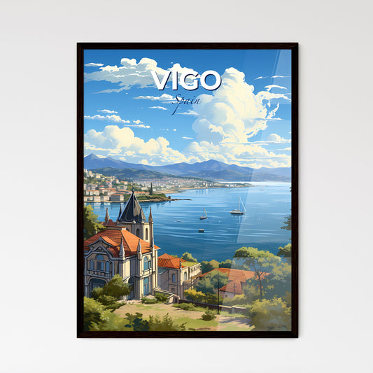Vigo, Spain, A Poster of a building next to a body of water Default Title