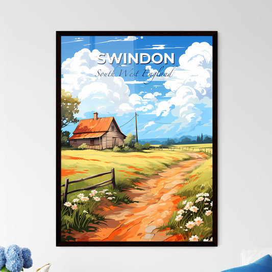 Swindon, South West England, A Poster of a house in a field Default Title