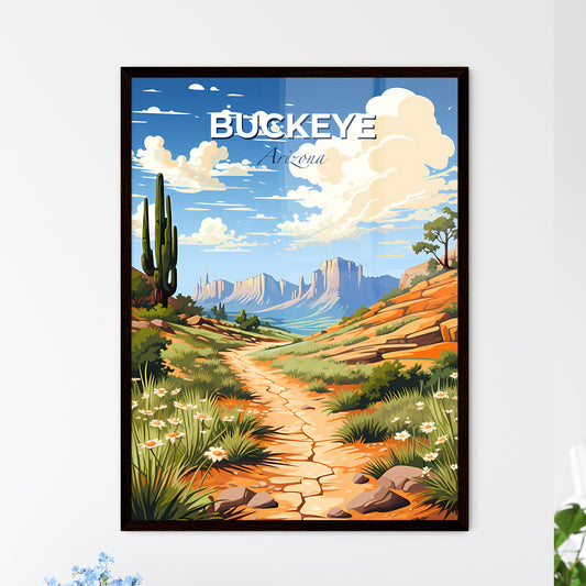 Buckeye, Arizona, A Poster of a dirt road through a desert Default Title