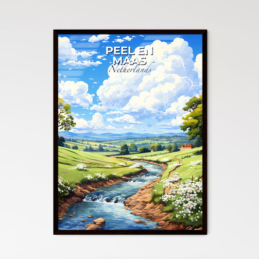 Peel En Maas, Netherlands, A Poster of a river running through a valley Default Title